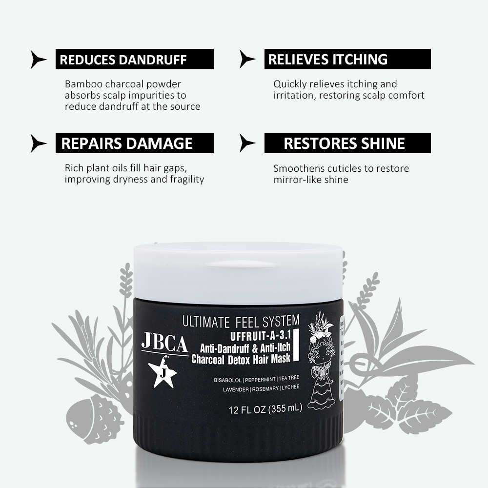 anti-dandruff hair mask reduces itching and repairs scalp damage