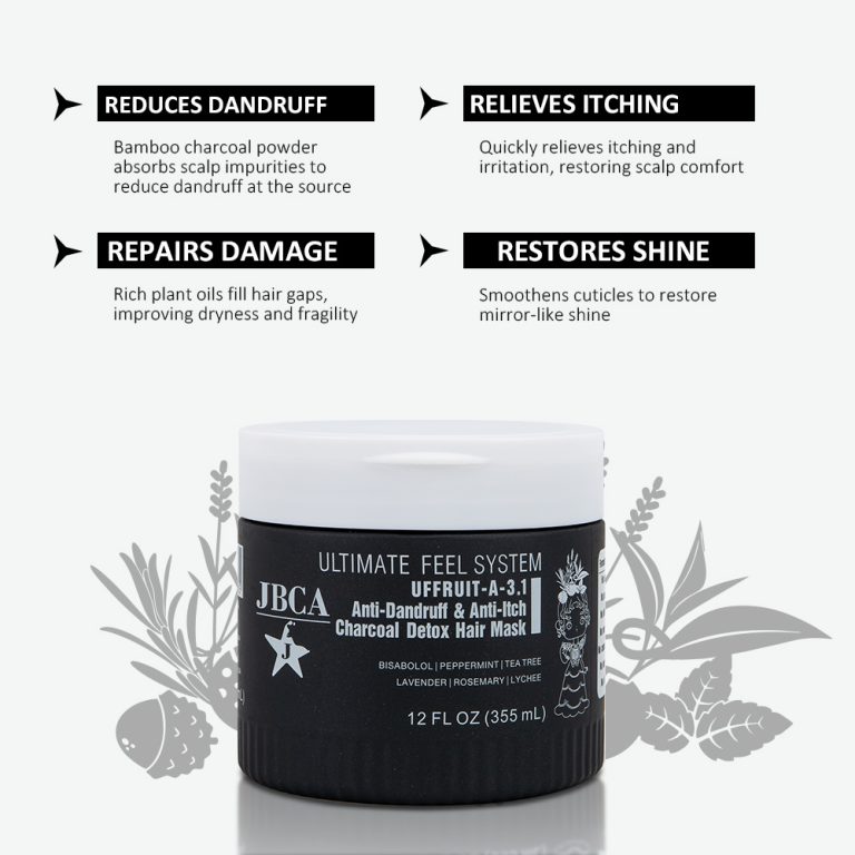 Anti-Dandruff & Anti-Itch Charcoal Detox Hair Mask - Image 3