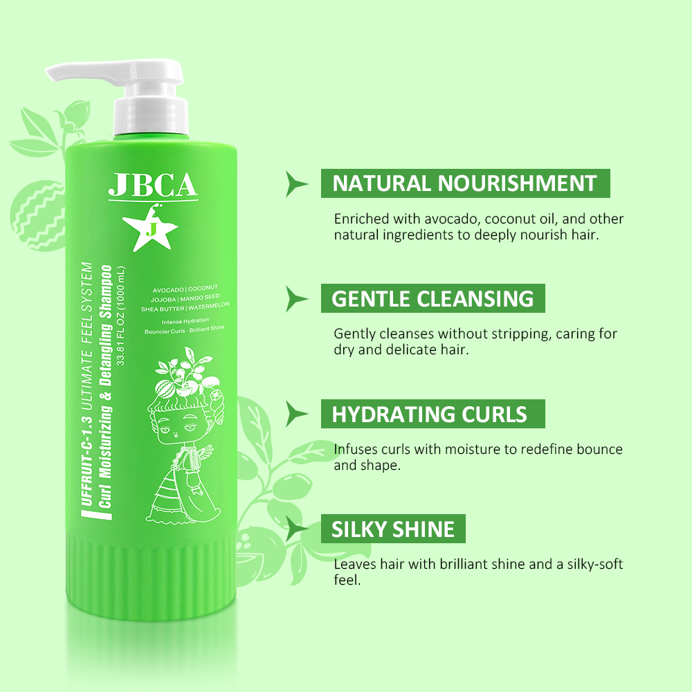 Hydrating curl shampoo for nourishment, gentle cleansing and shine