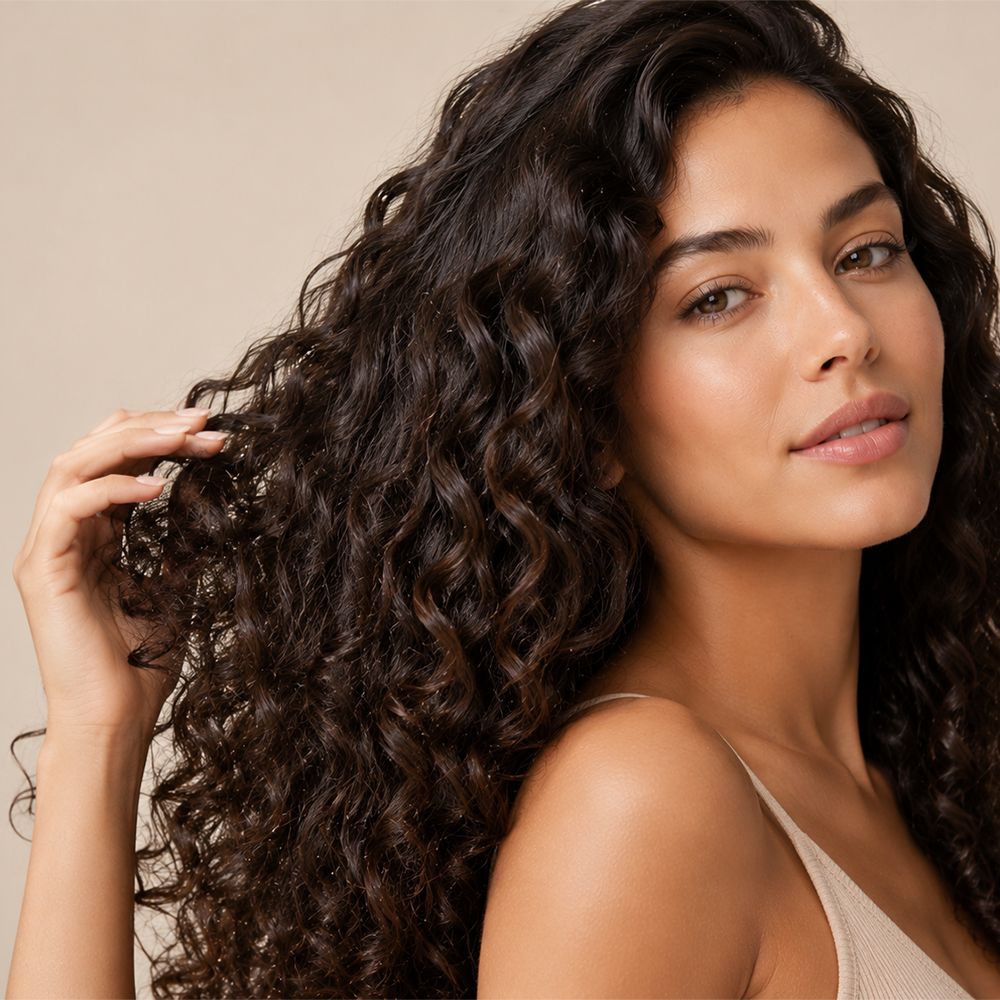 Curl moisturizing and detangling conditioner for soft defined curls