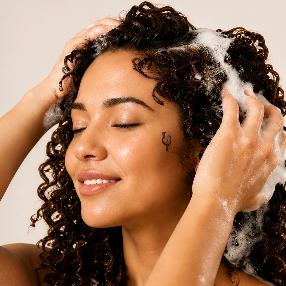Curl shampoo for soft defined curls