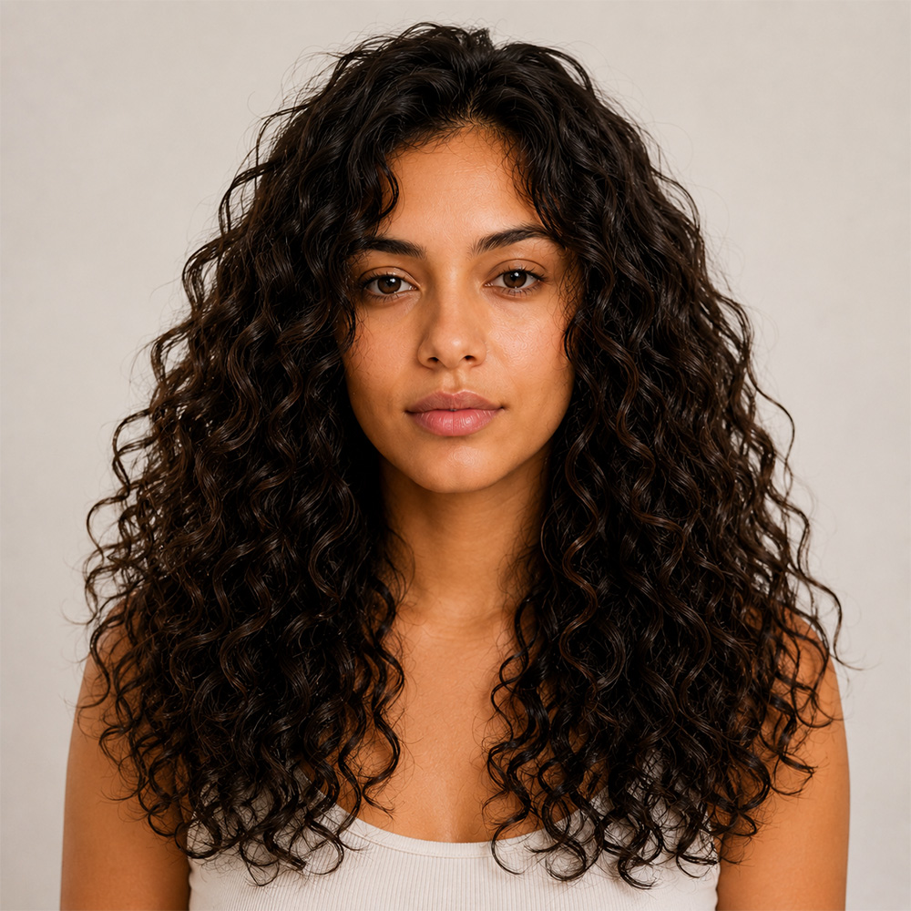 After soft defined curls