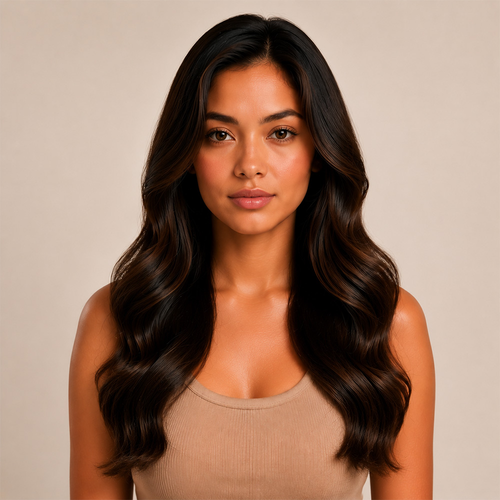 After soft smooth manageable hair