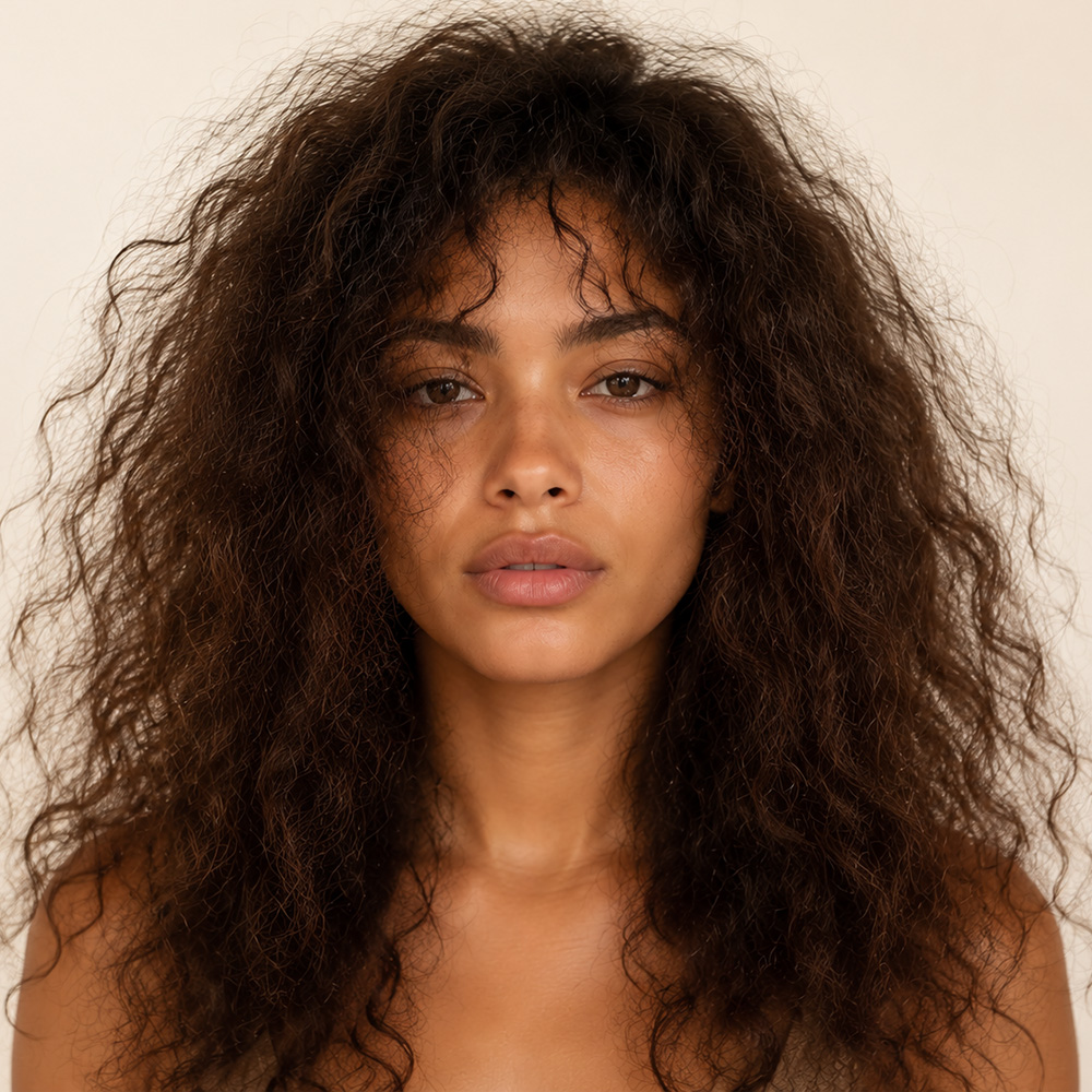 Before Curl Prep Definer dry frizzy curls