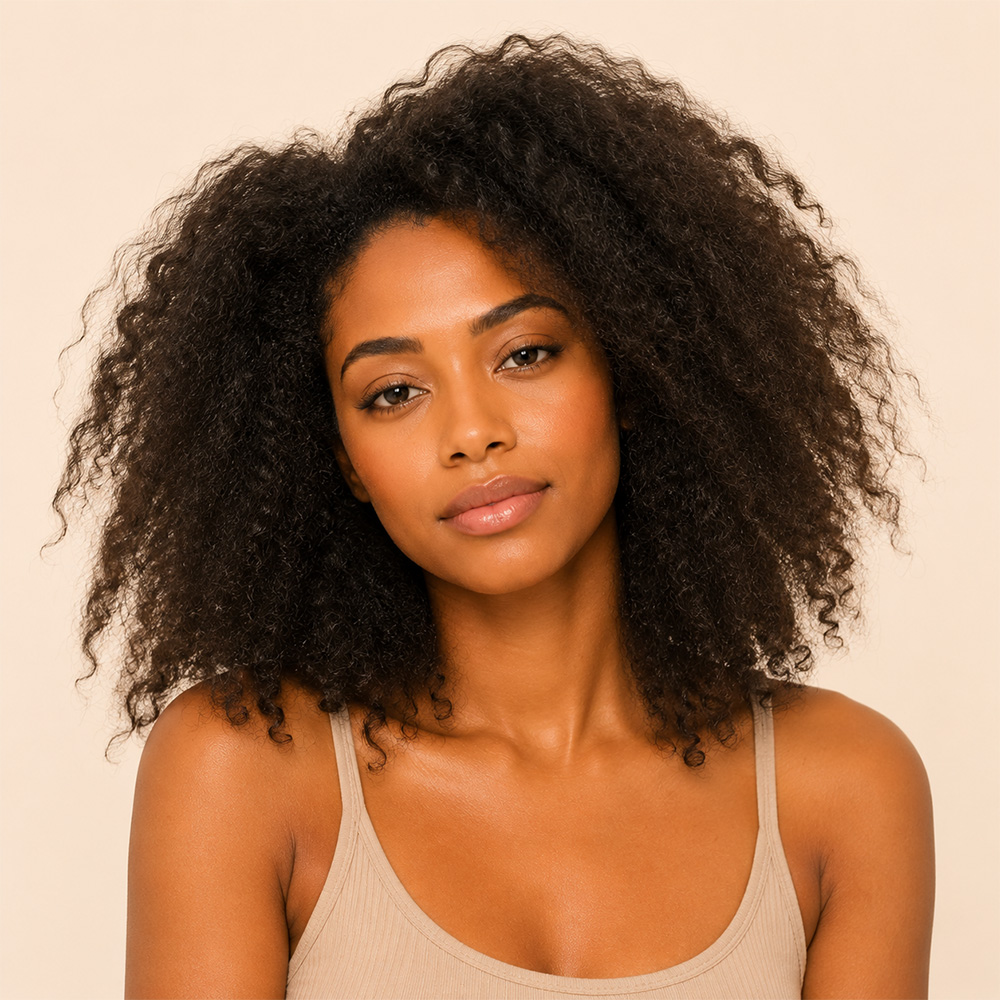 Before Twisting Butter dry frizzy coils undefined texture