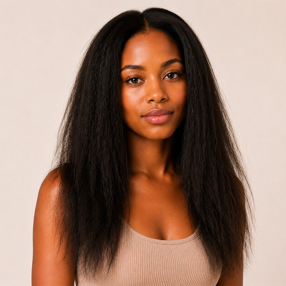 Before Xtreme Shine & Hold flat frizzy straight hair lack shine control