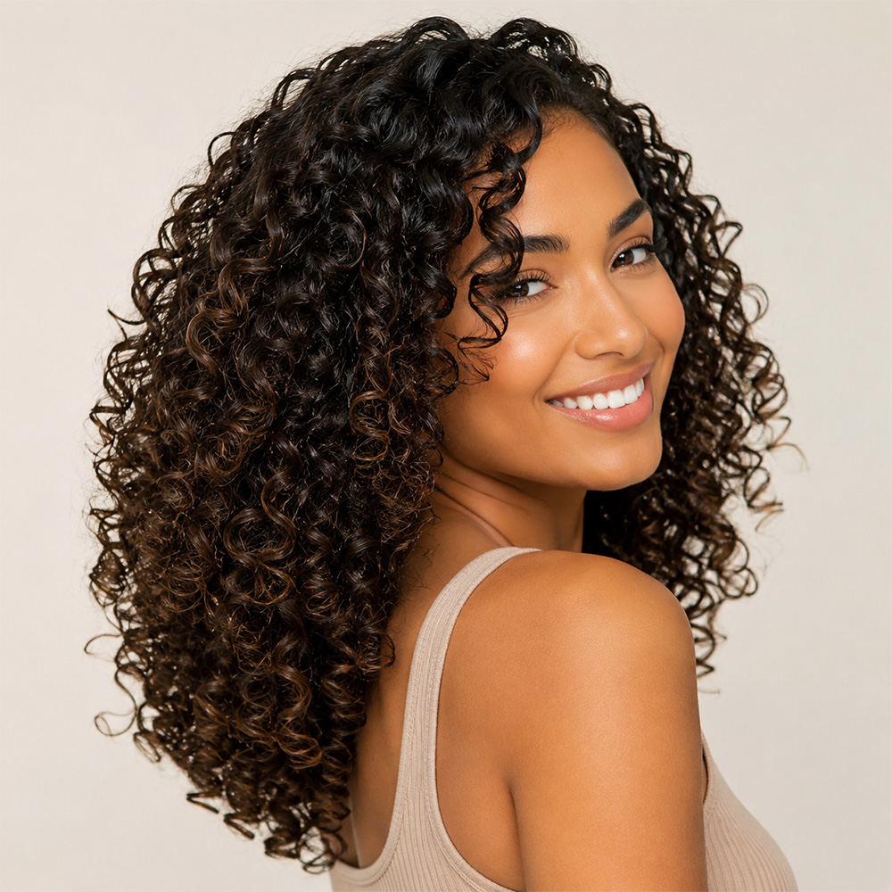 Hydrating curl cream for detangled shiny defined curls