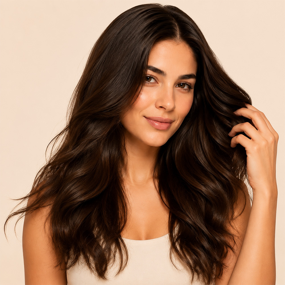 Thickening strengthening restoring tonic spray for fuller stronger hair